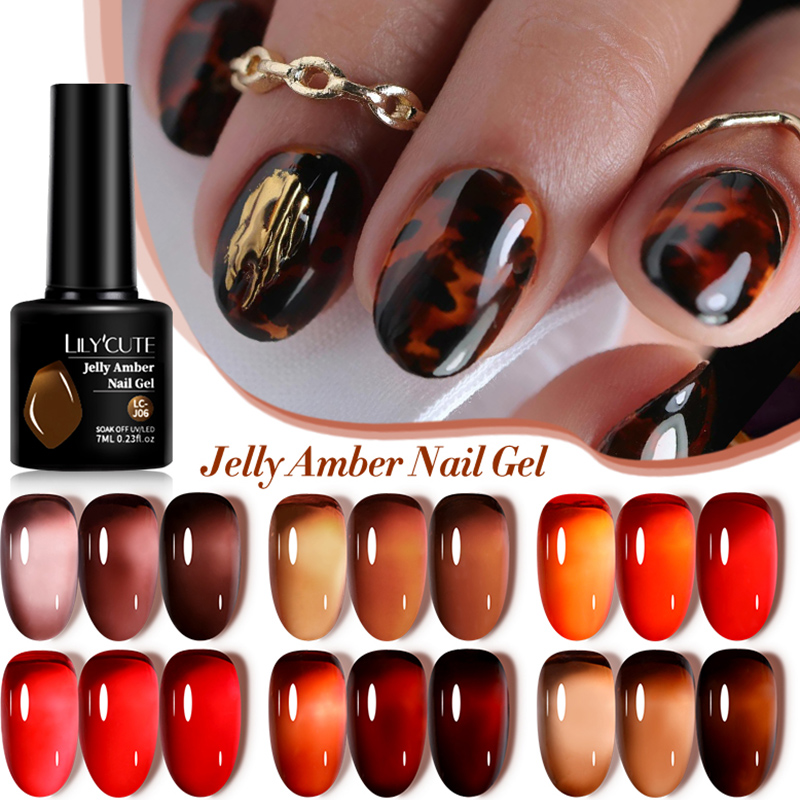 Resin Art Varnish - LILYCUTE 7ML gelatina ámbar esmalte de