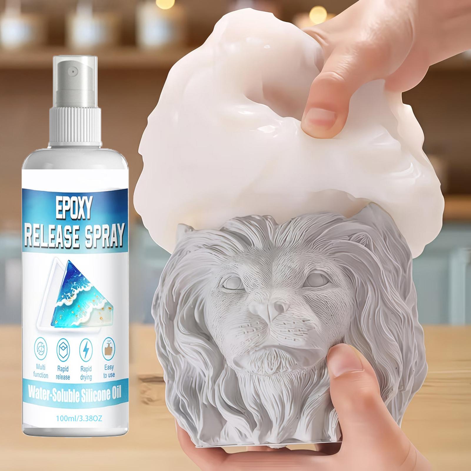 Resin Art Workshop - Spray Desmoldante de Silicona, Spray Desmoldante