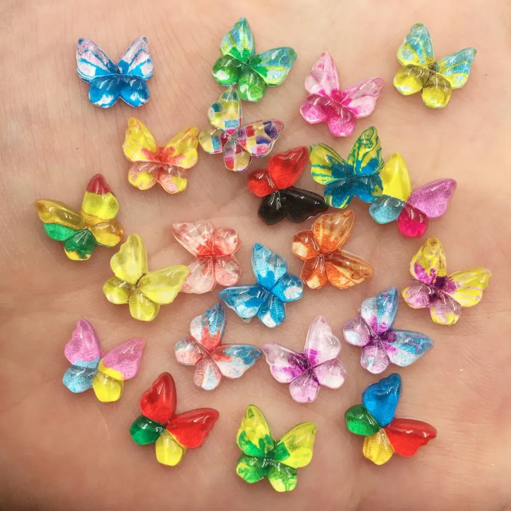 Resin Art Workshop - Mini mariposa Kawaii de 10mm con