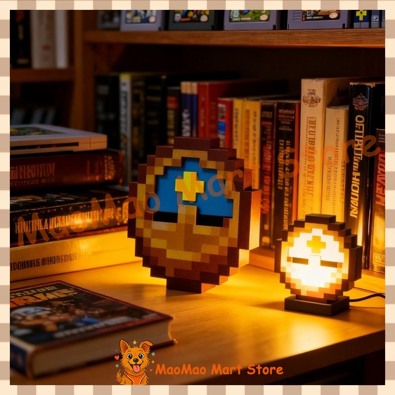 Resin Art Clock - Reloj elegante Retro estilo Pixel Art