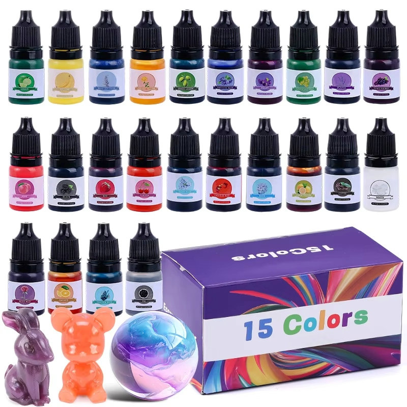 Resin Art Kit For Beginners - Pigmento de Color de resina epoxi,