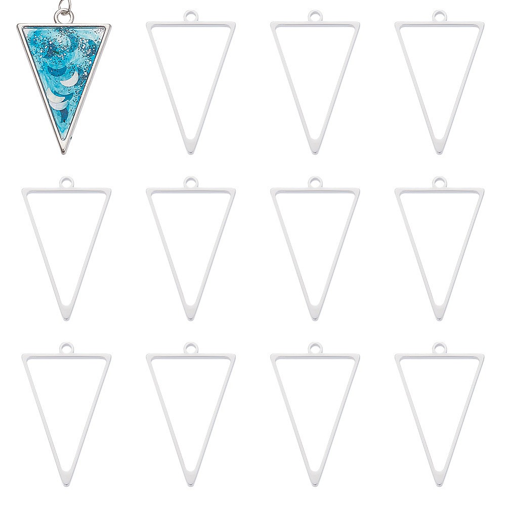 Bezels Pendant Resin - 16 piezas de colgantes de bisel