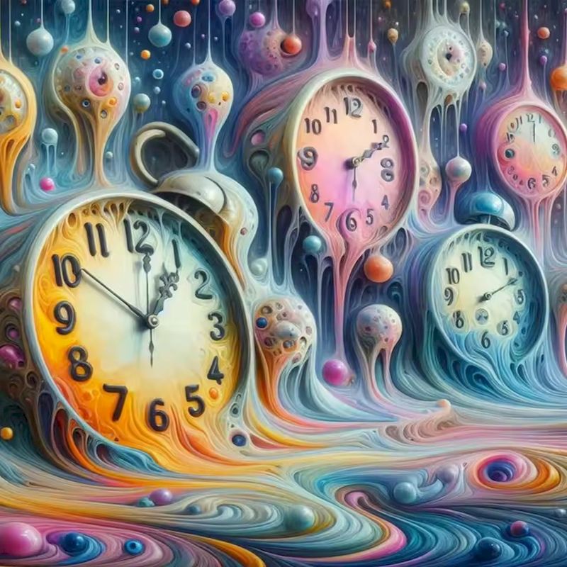 Resin Art Wall Clock - Kit de Pintura de Diamantes para