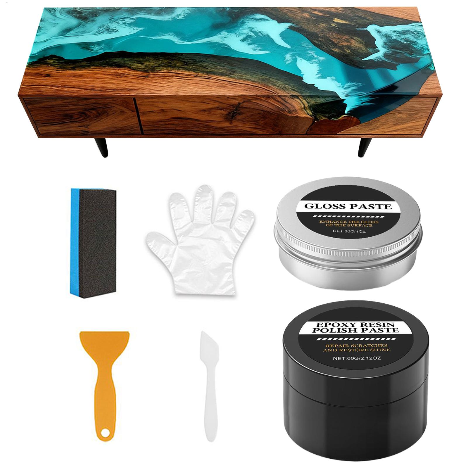 Resin Art Kit For Beginners - Kit de pulido epoxi, crema de