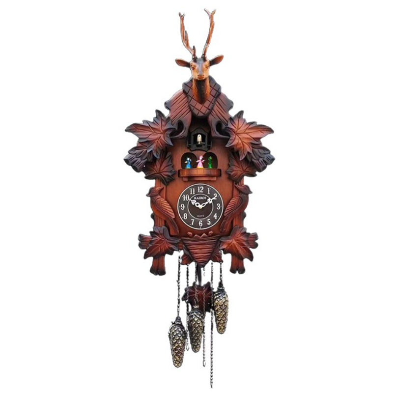 Resin Art Clock - Reloj de pared de cuco, relojes