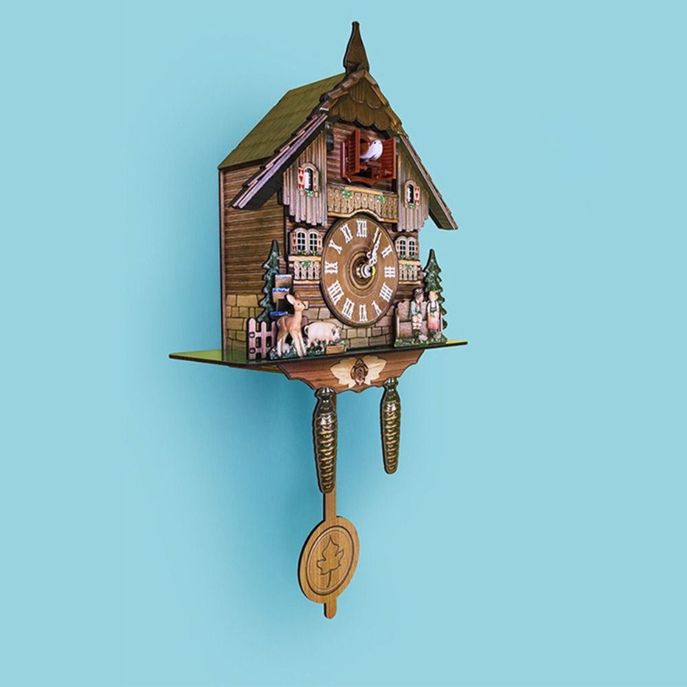 Resin Art Wall Clock - Reloj de pared de madera, péndulo