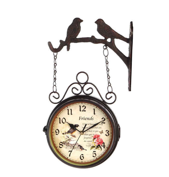 Resin Art Clock - Regalo único-arte retro vintage-retro metal hierro