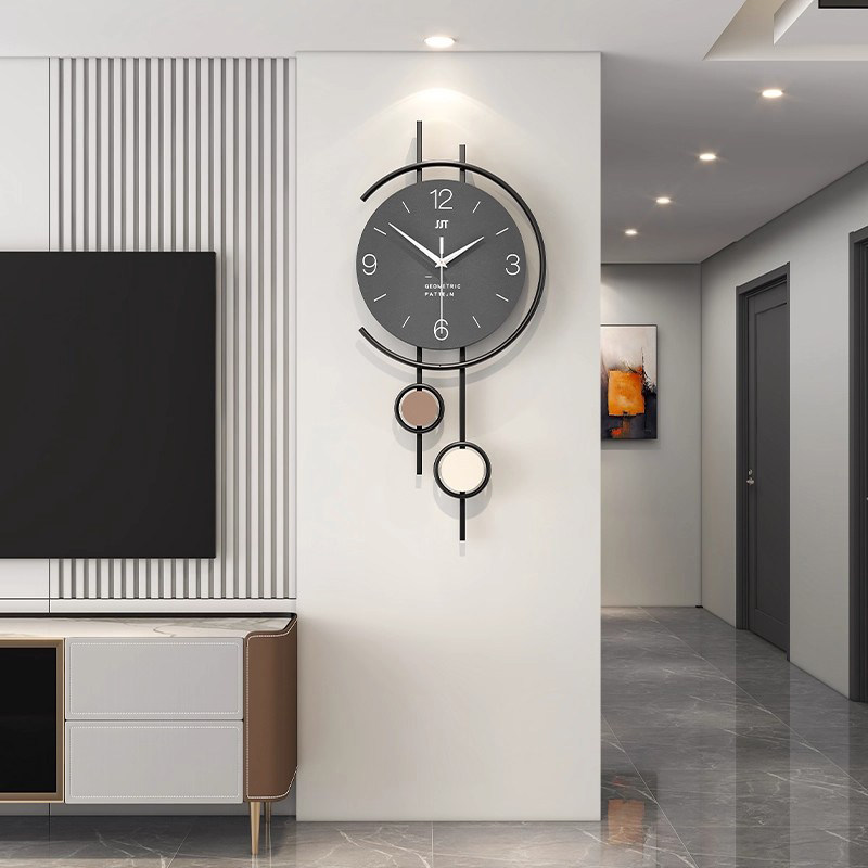 Resin Art Wall Clock - Reloj de pared Interior estético para