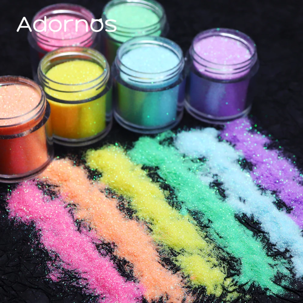 Resin Art Letters - Polvo de azúcar con purpurina iridiscente,