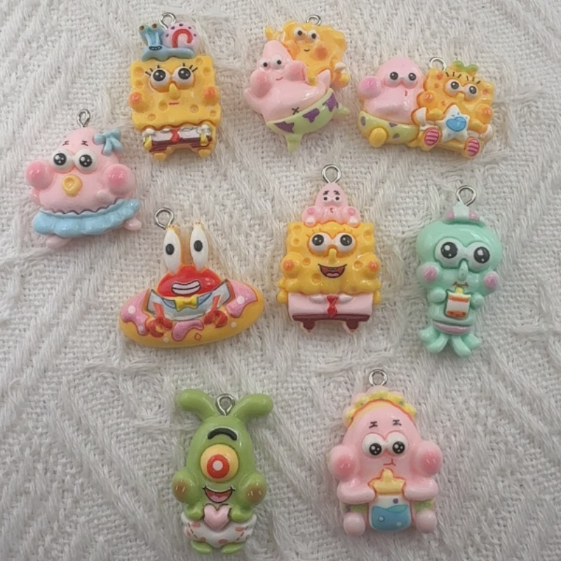Resin Art Engagement - 10 piezas de colgantes de resina