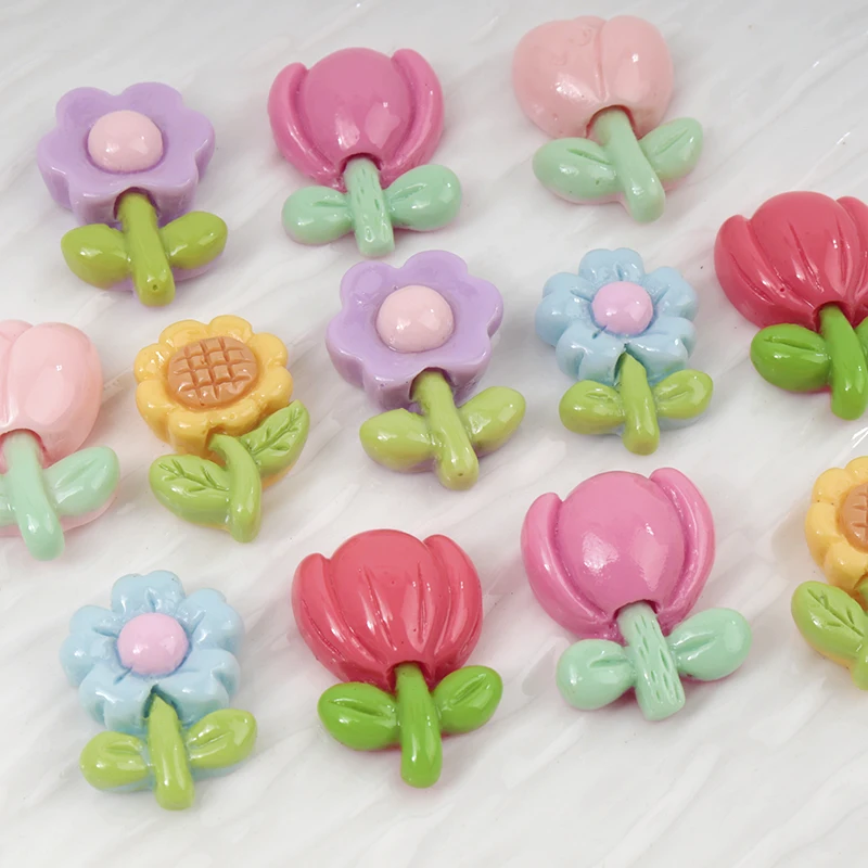 Resin Art Design - Mini flor para decoración de uñas,
