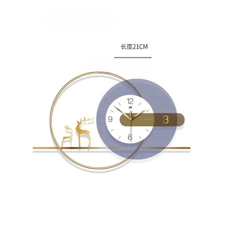 Resin Art Clock - Relojes de Pared Modernos de Metal,