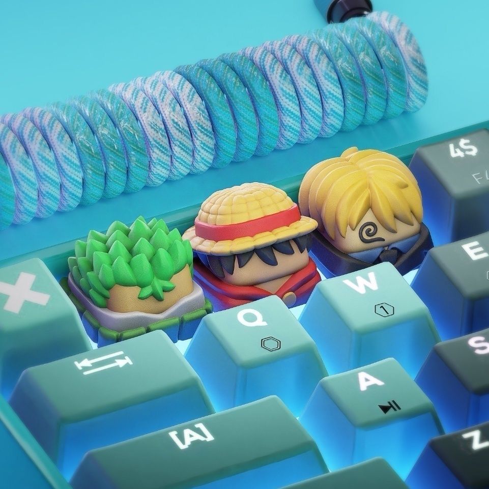 Resin Art Workshop - Nuevas Teclas Kawaii de ONE PIECE,