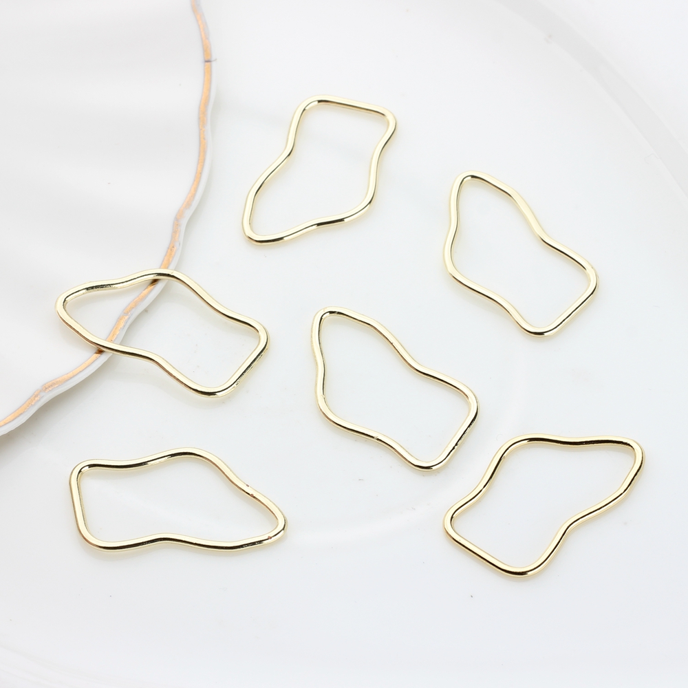 Anillo geométrico de aleación  - Bezels Pendant Resin reseña y precio