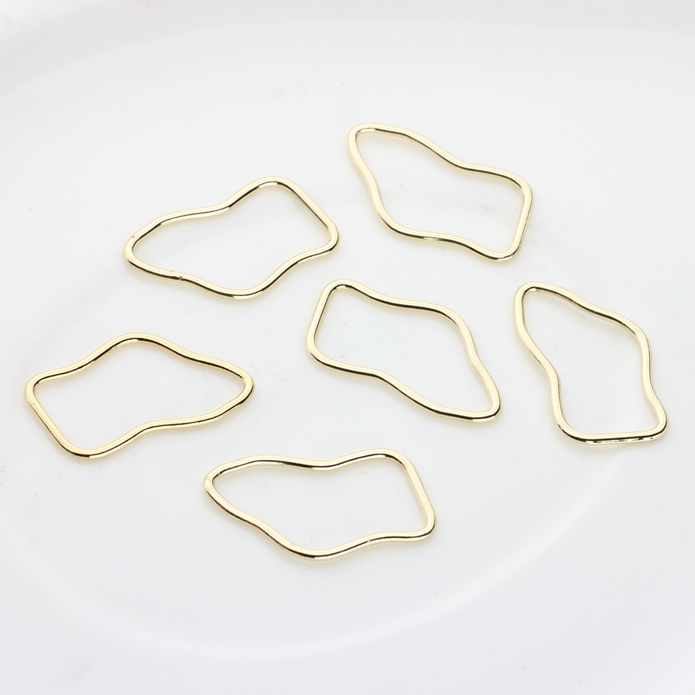 Anillo geométrico de aleación  - Bezels Pendant Resin reseña y precio