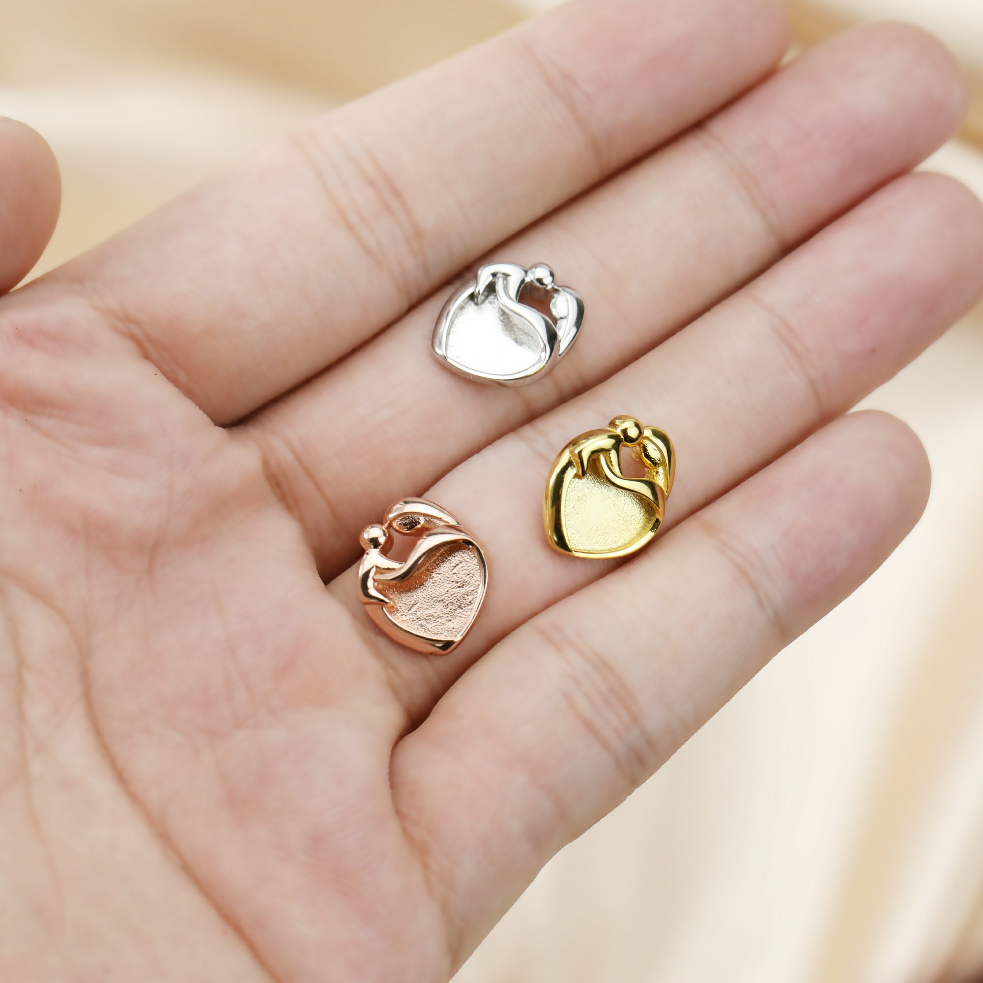 Colgante de Plata de Ley 925 B - Bezels Pendant Resin reseña y precio