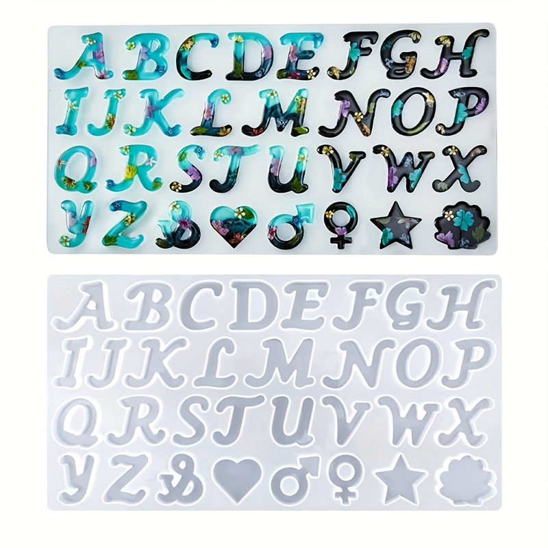 Molde de resina para fundición - Resin Art Letters reseña y precio