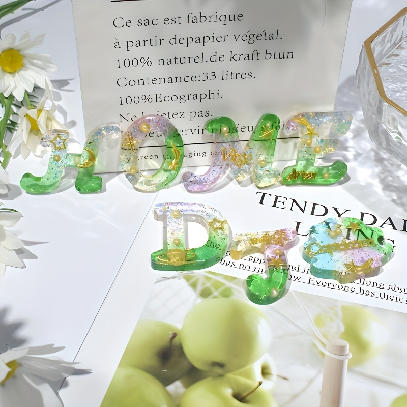 Molde de resina para fundición - Resin Art Letters reseña y precio