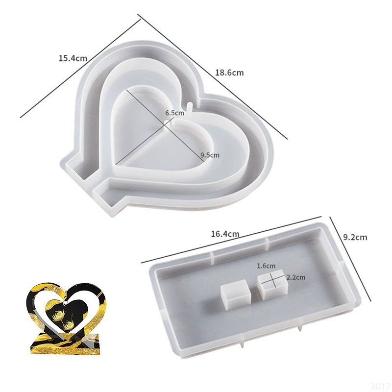 Molde de Silicona con Letra Mm - Resin Art Letters reseña y precio