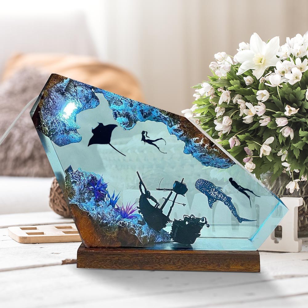 Arte de madera de resina marin - Resin Art Design For Wedding reseña y precio