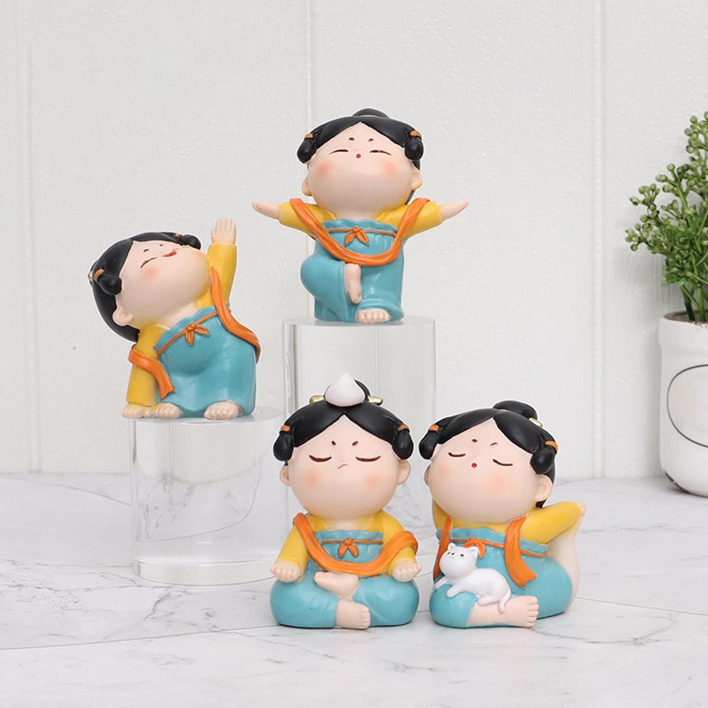 Estatua de Yoga de Dama China  - Resin Art Studio reseña y precio