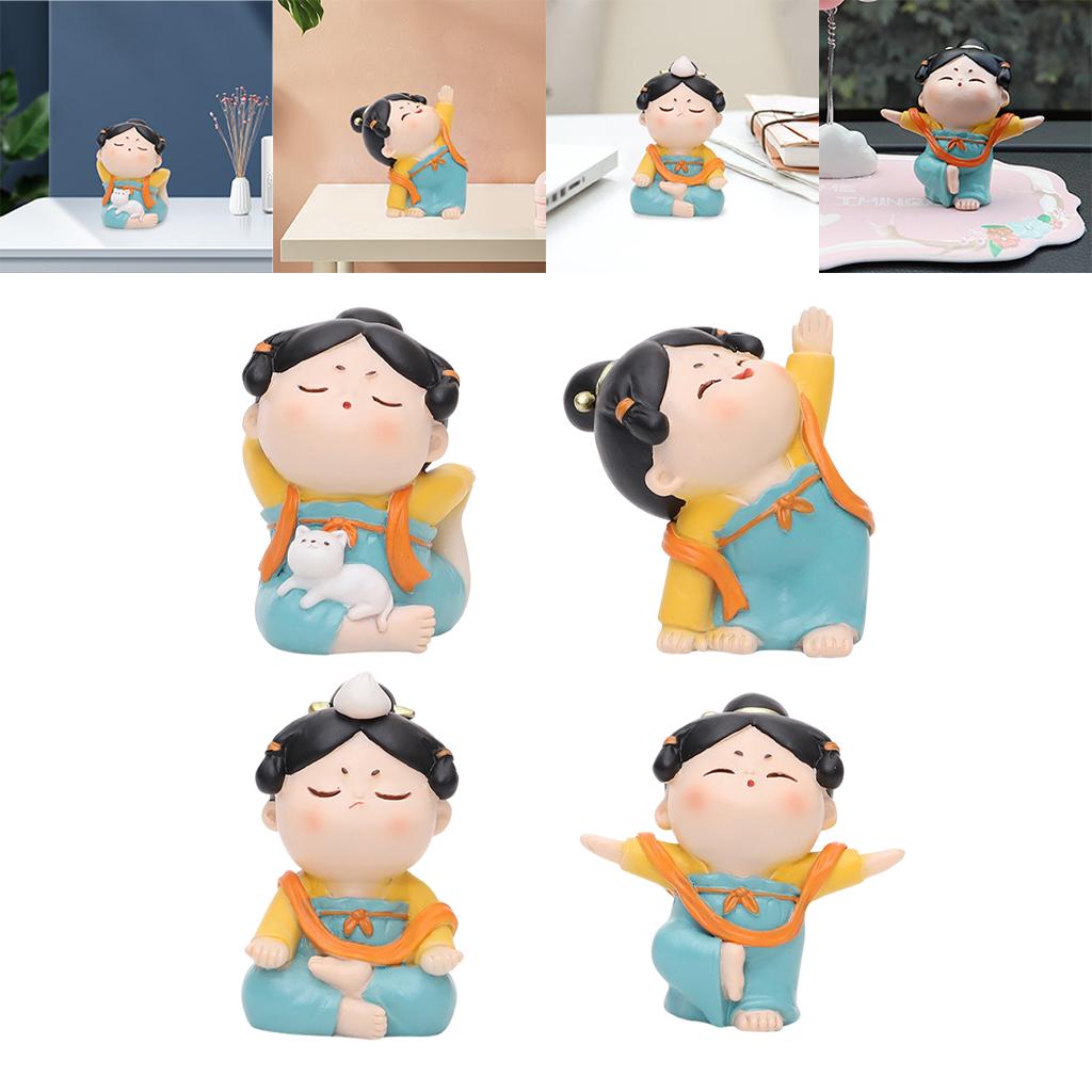 Estatua de Yoga de Dama China  - Resin Art Studio reseña y precio