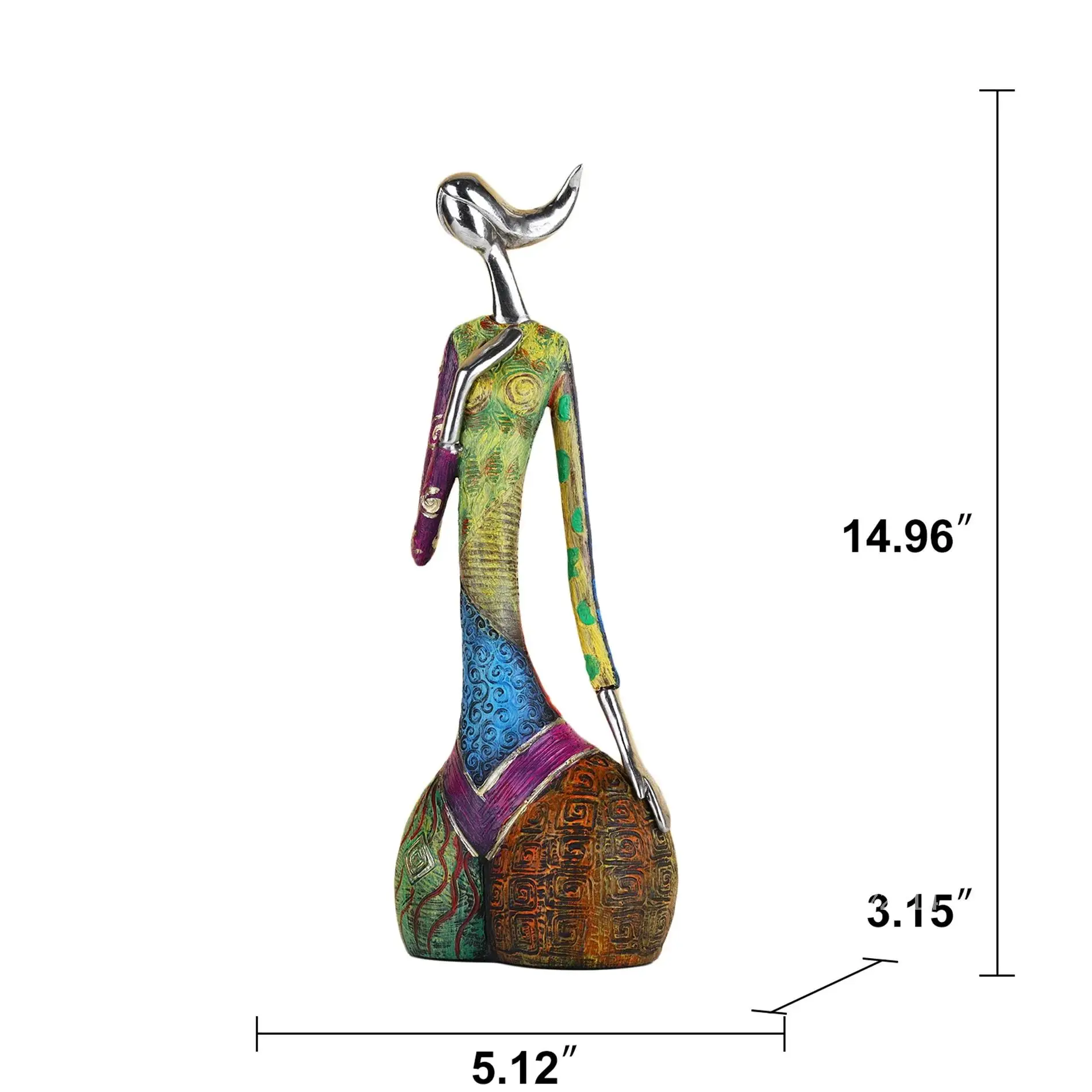 Figuras de estatua de resina d - Resin Art Workshop reseña y precio
