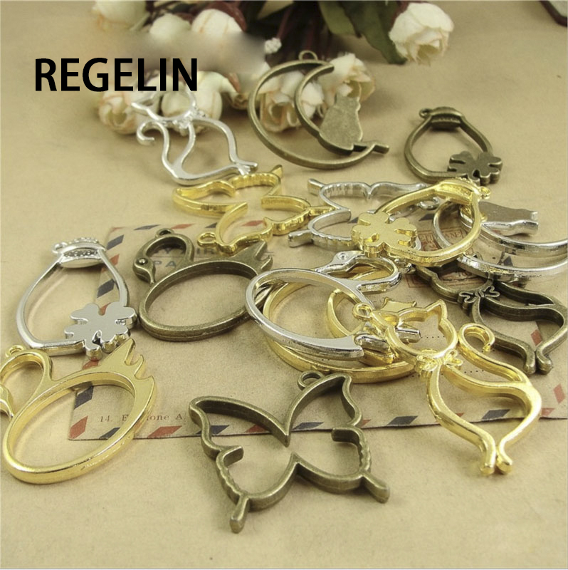 Colgante de marco de Metal con - Bezels Pendant Resin reseña y precio