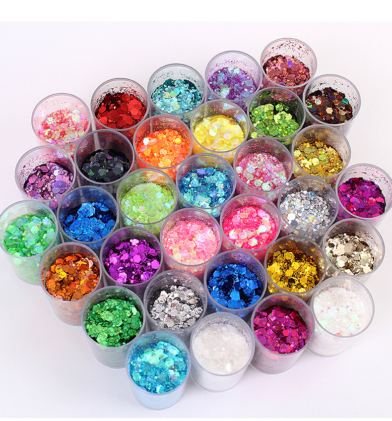 32/24/20 piezas copos de brill - Pearl Powder Resin reseña y precio