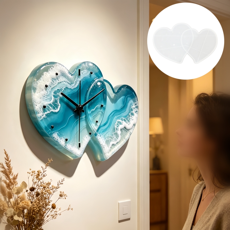 Molde de silicona para reloj d - Resin Art Clock reseña y precio