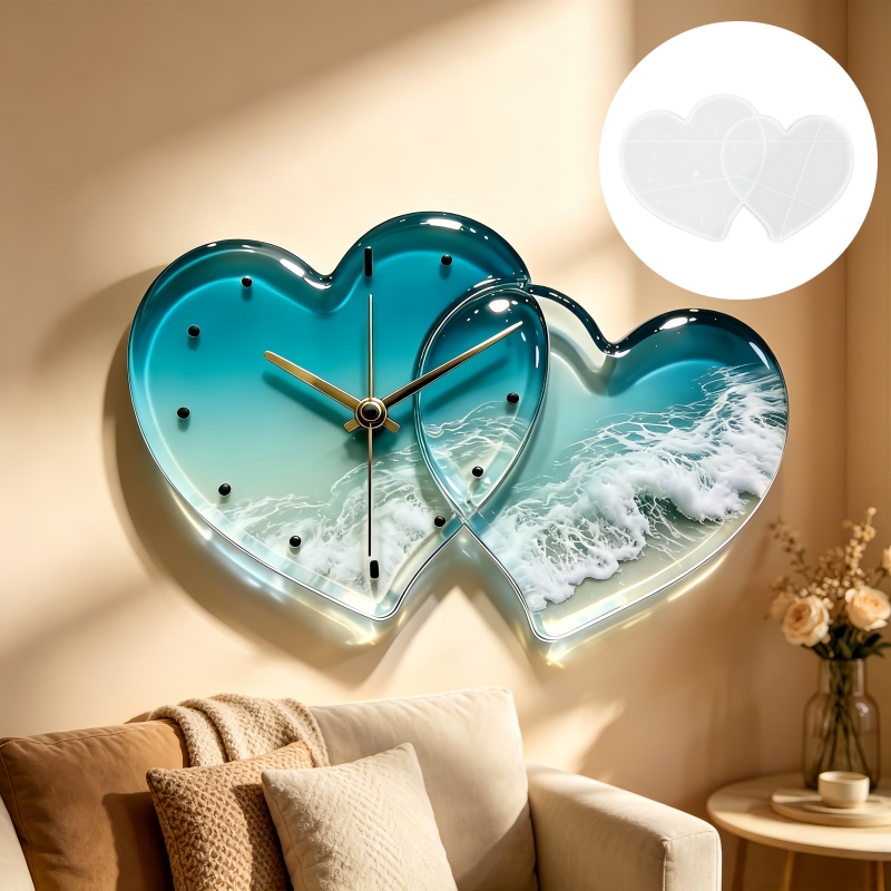 Molde de silicona para reloj d - Resin Art Clock reseña y precio