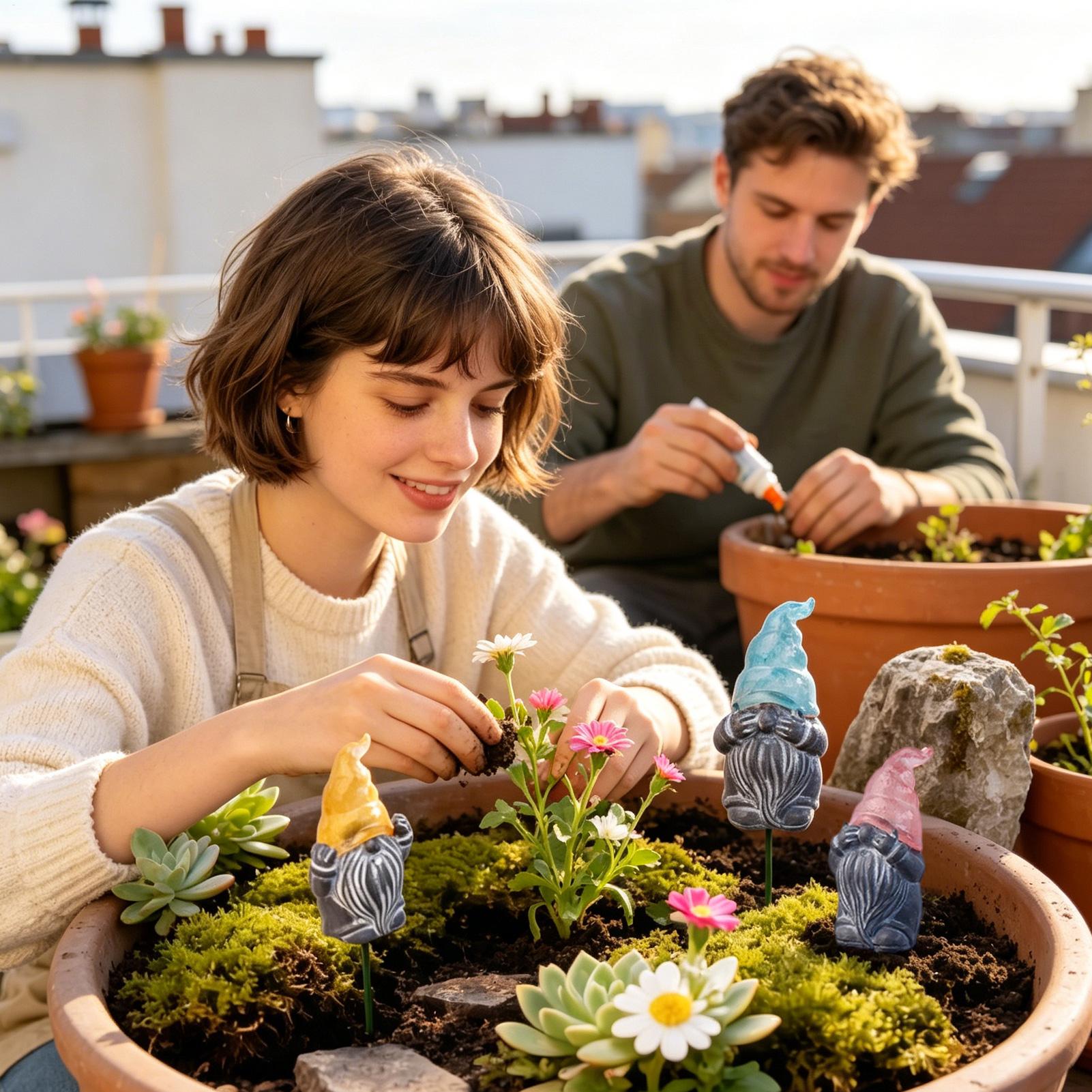 Estacas decorativas para jardí - Resin Art Resin reseña y precio