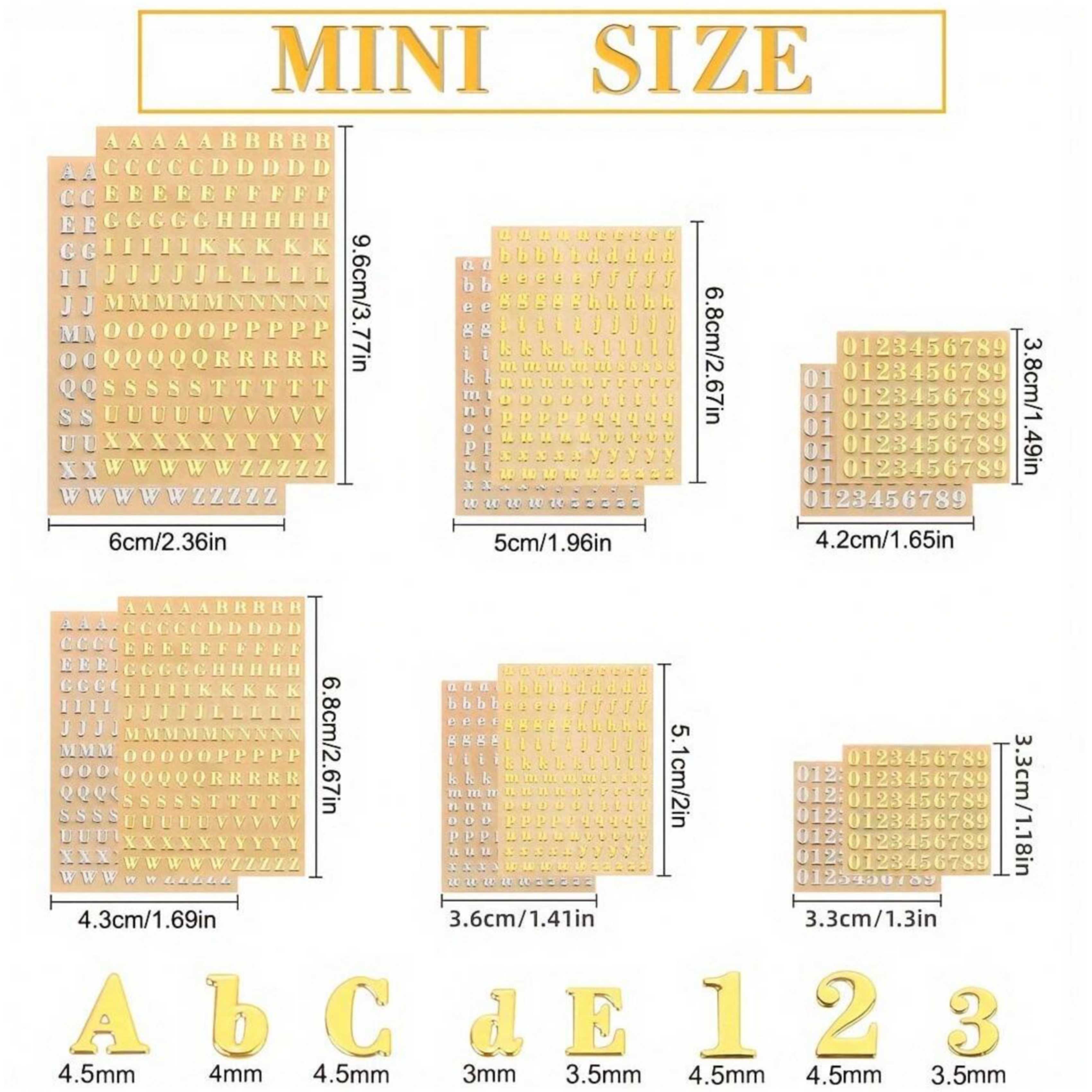 Pegatinas de Resina con 12 Let - Resin Art Letters reseña y precio