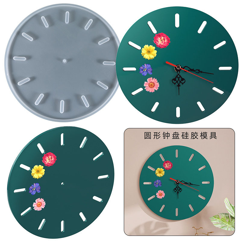 Mapa del mundo, hoja de loto,  - Resin Art Clock reseña y precio