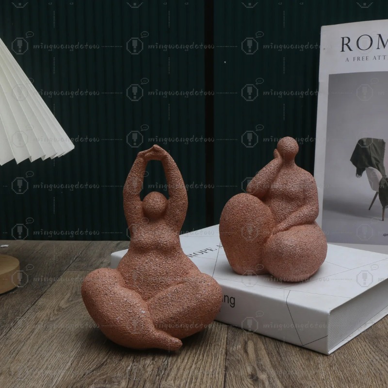 1 pieza, Estatua de mujer gord - Resin Art Resin reseña y precio