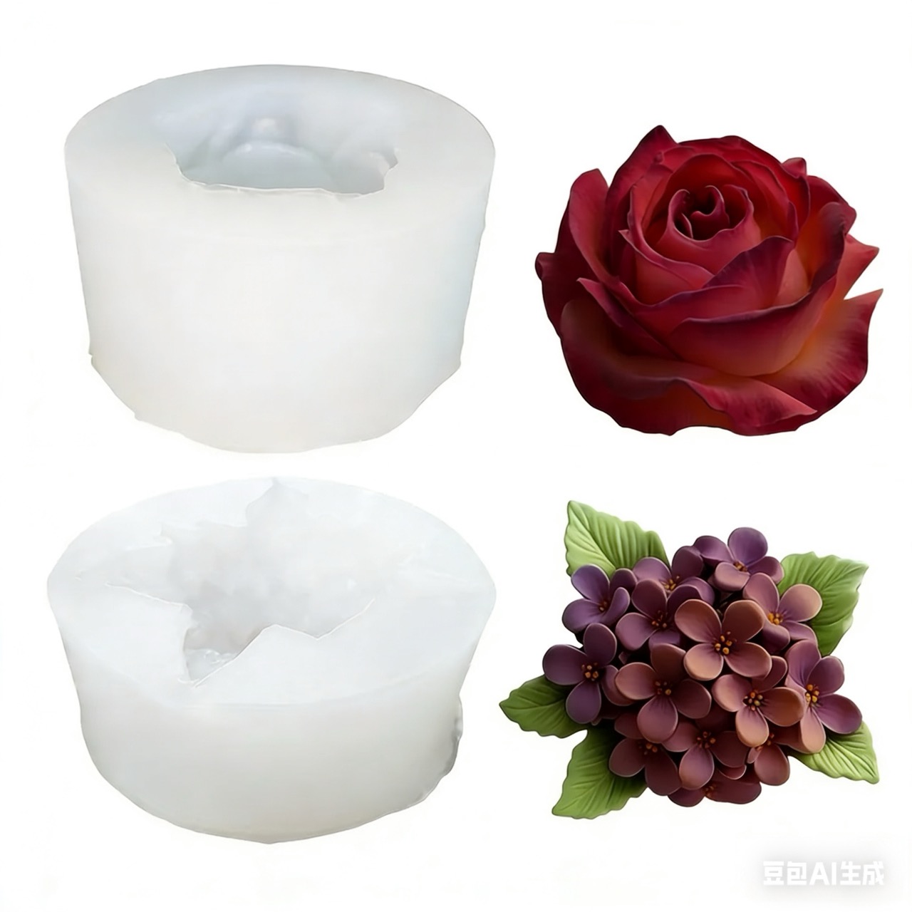 2 piezas de moldes de silicona - Resin Art Design reseña y precio
