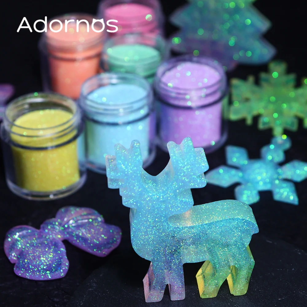 Polvo de azúcar con purpurina  - Resin Art Letters reseña y precio