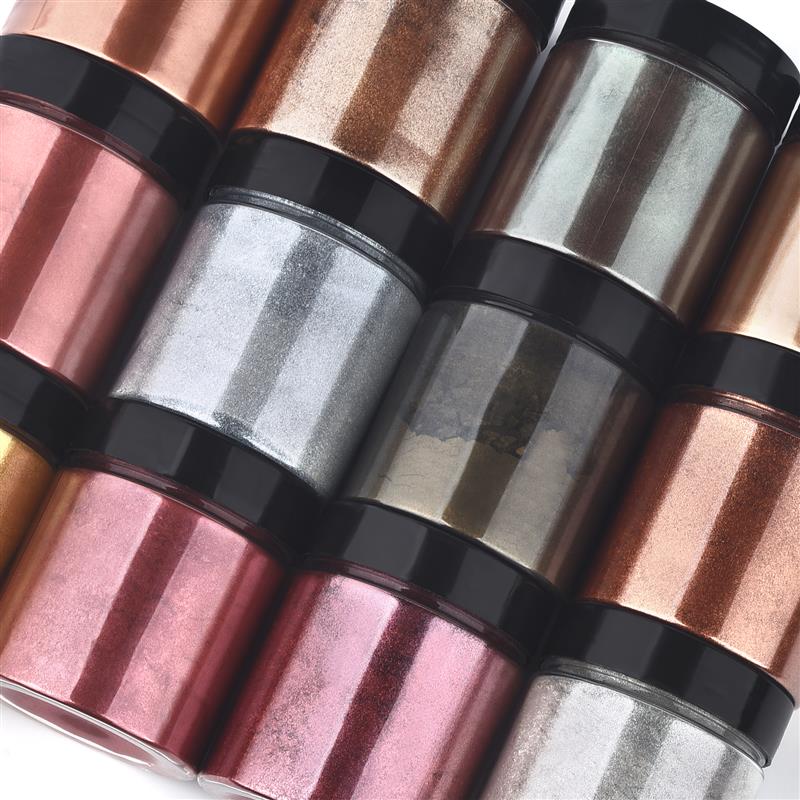 50g brillo metálico oro plata  - Pearl Powder Resin reseña y precio