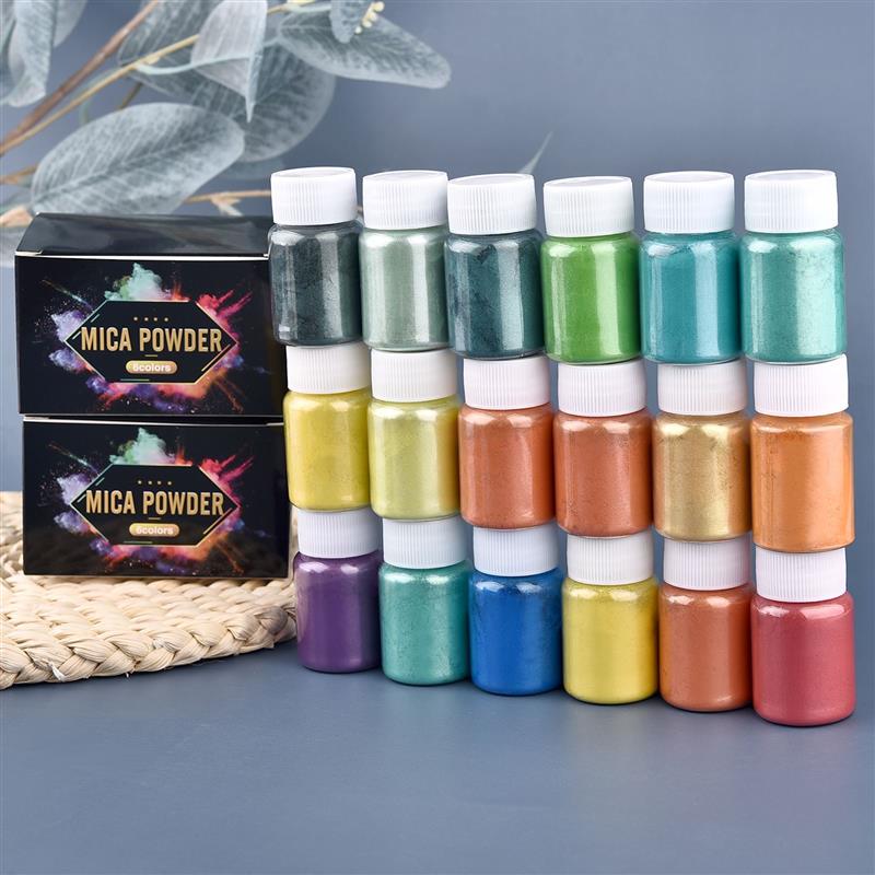 Juego de 6 uds de pigmentos en - Pearl Powder Resin reseña y precio