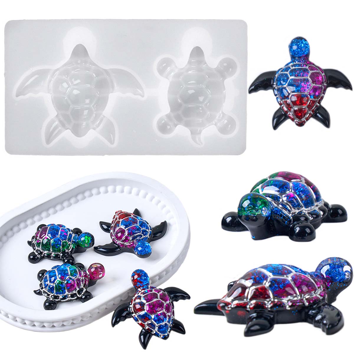 LLavero de tortuga marina 3D,  - Resin Art Letters reseña y precio