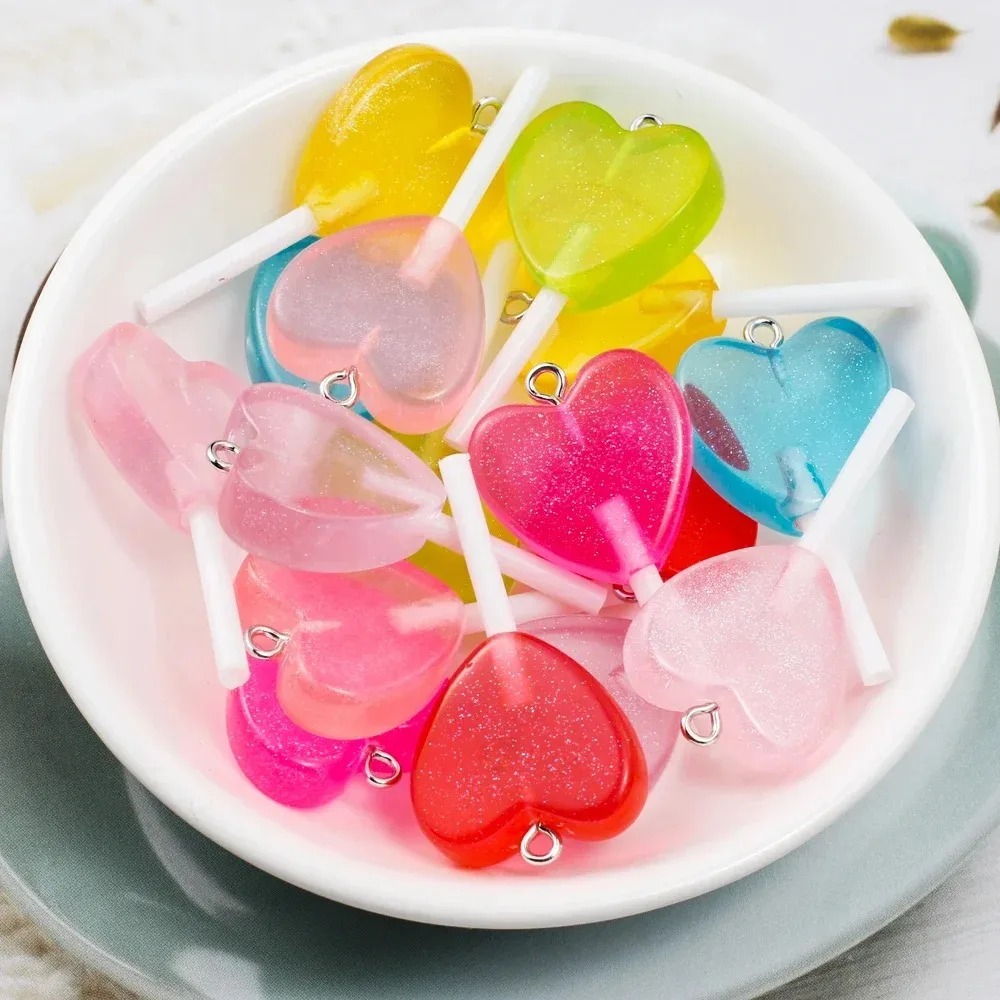 10 unidades de dijes de resina - Resin Art Engagement reseña y precio