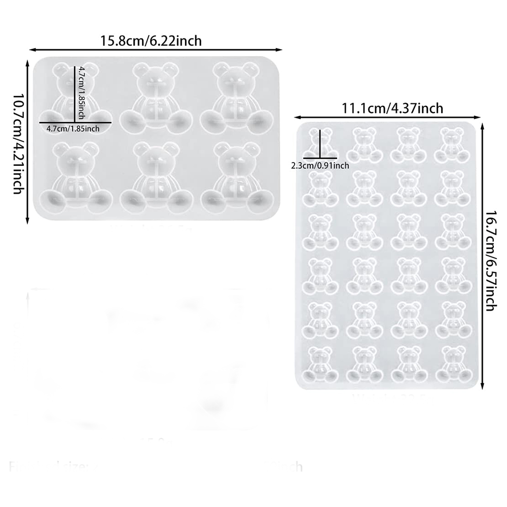 Moldes de silicona de resina d - Resin Art Letters reseña y precio