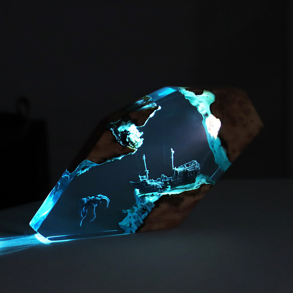 Adorno Luminoso Personalizado  - Resin Art Resin reseña y precio