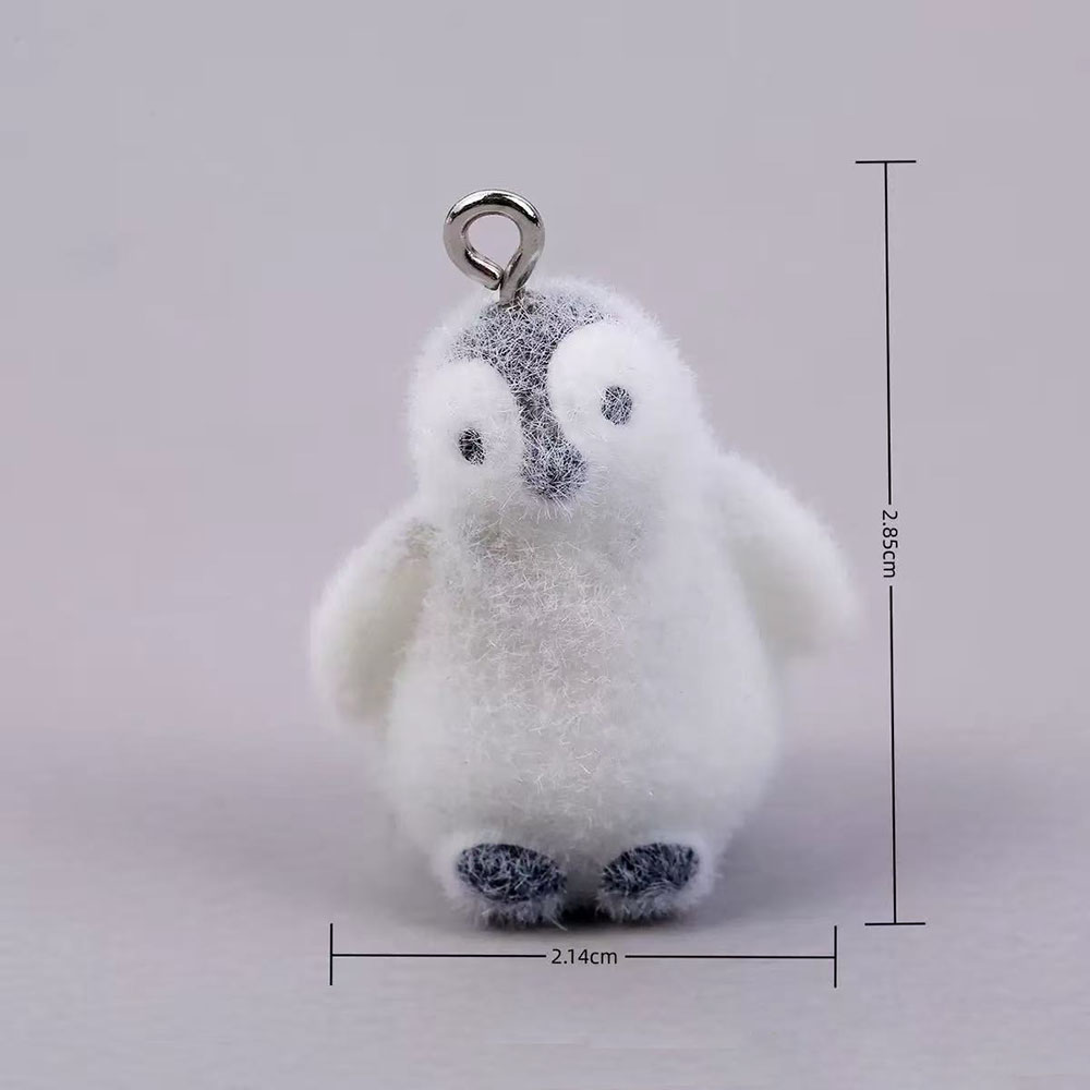 5 uds flocado pequeño pingüino - Resin Art Engagement reseña y precio