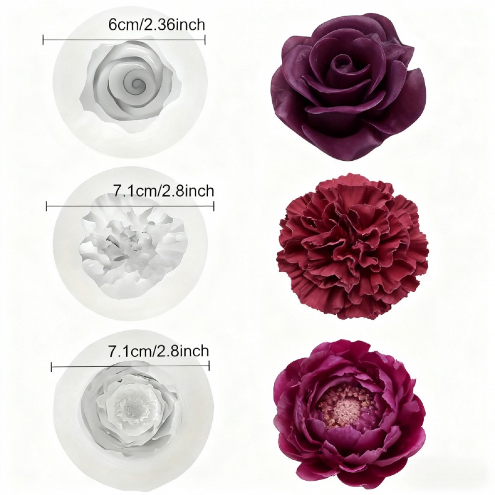 Moldes de silicona de rosa, pe - Resin Art Design For Wedding reseña y precio